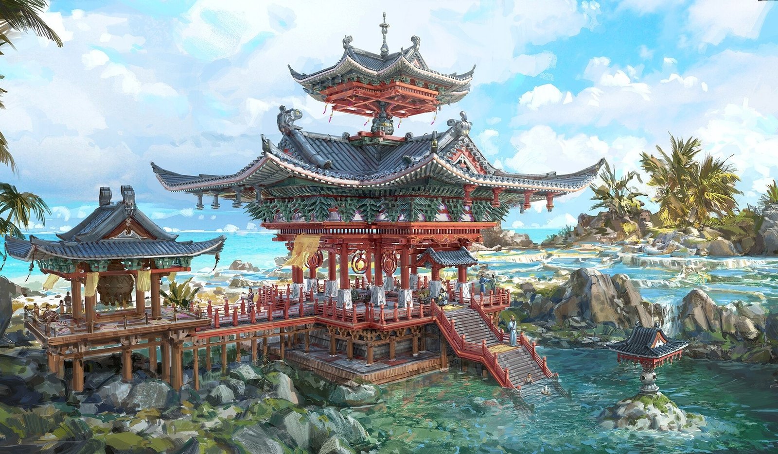 Asian Ancient Architecture Wallpaper HD 4k HD wallpaper