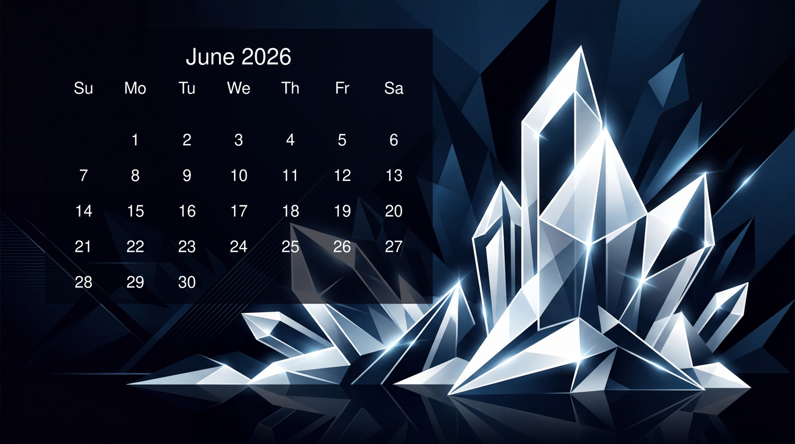 June 2026 Calendar HD Wallpapers HD wallpaper