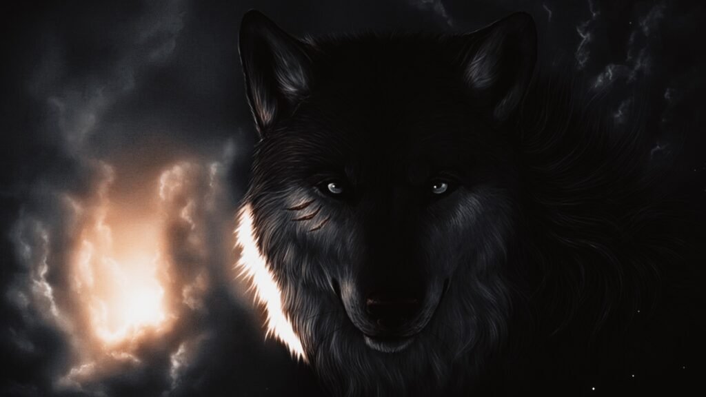 beautiful wolf images