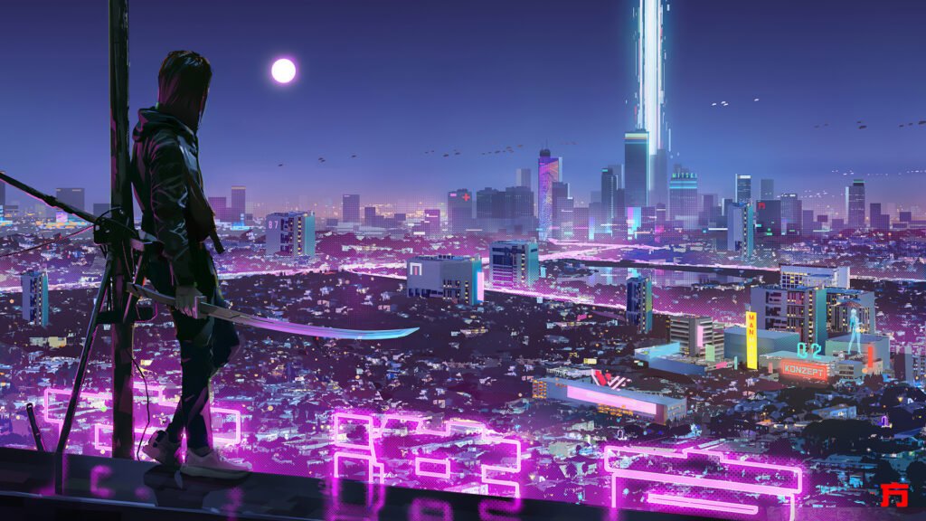 neon glow wallpapers