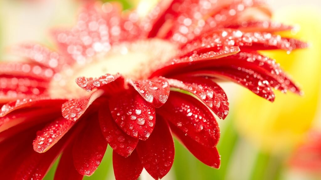 red flowers desktop wallpaper