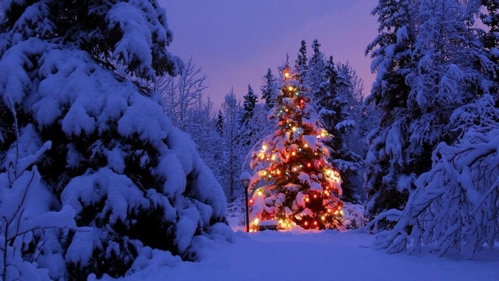snowy Christmas wallpapers