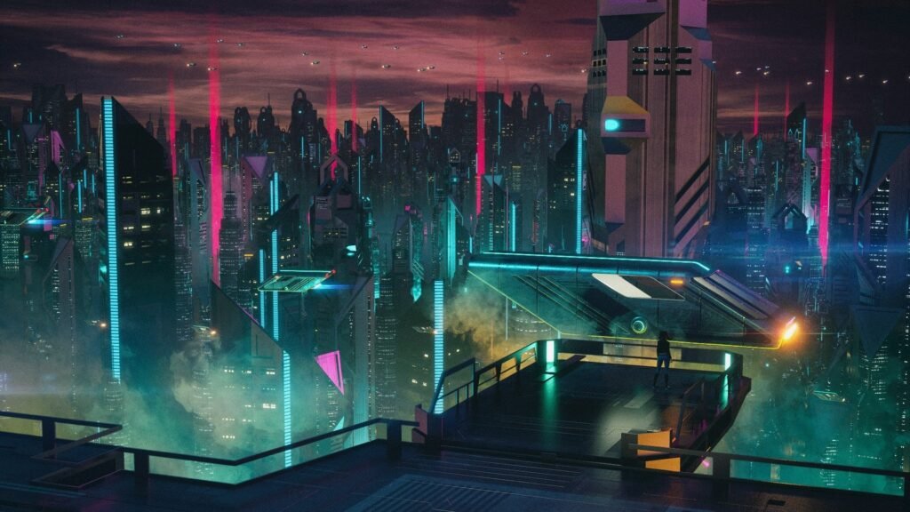 4K neon wallpapers