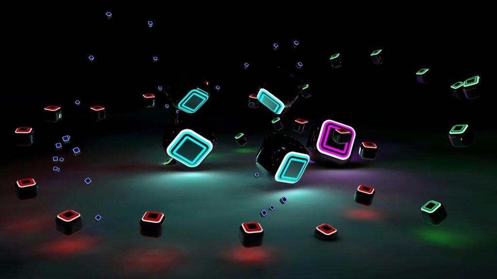 futuristic neon backgrounds